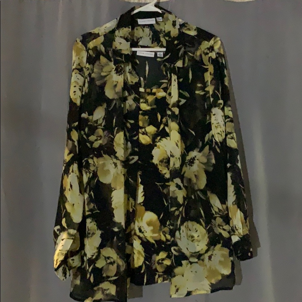 Blouse with matching tank